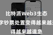 比特派Web3生态  数字钞票处置变得越来越遑急